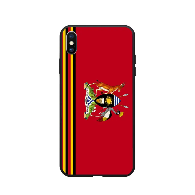 Чехол для телефона из мягкого ТПУ с национальным гербом Уганды Samsung Galaxy A20 50 70 M20 30