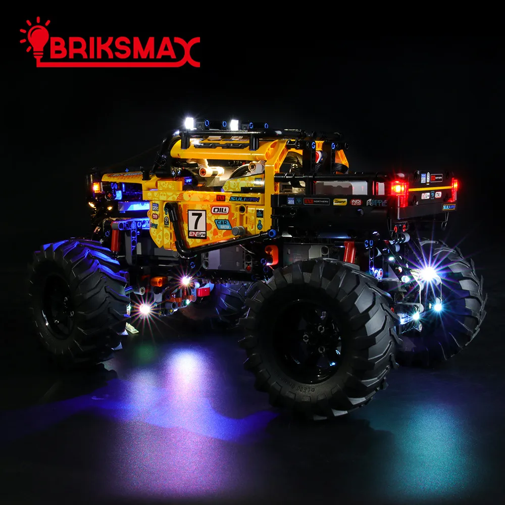 BriksMax светодиодный светильник для Technic 42099 4X4 X-treme Off-Roader светильник ing Set(не включает модель