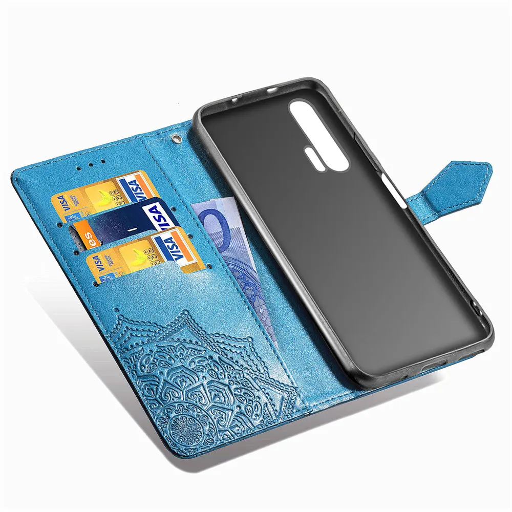 Чехол с тиснением для huawei Honor 20 8A 7C 7A Pro Кожаный Бумажник-книжка чехол для Honor 8 9 10 20 Lite 10i 20i 9i 9n вид 20 чехол для телефона