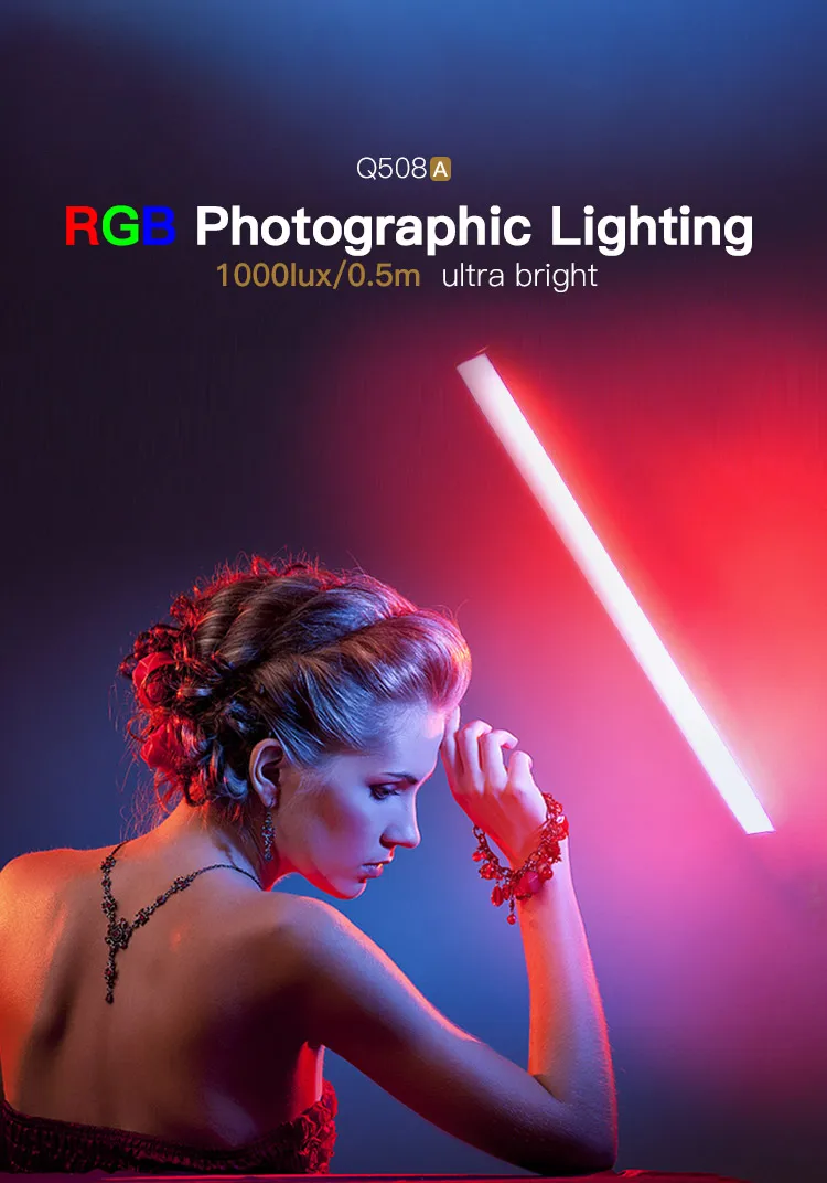 RGB светодиодный светильник для видеосъемки, цветной ручной светильник 10 Вт 3000 К, профессиональный светодиодный светильник для фотосъемки, скоростной светильник, фотографический светильник