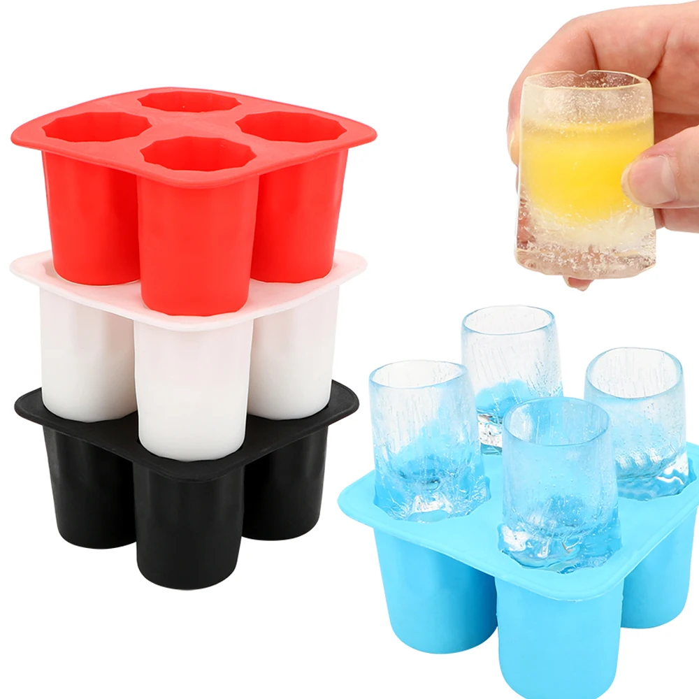 

Ice Cube Tray Mold Makes Shot Glasses Ice Mould Novelty Gifts Ice Tray Summer Drinking Tool Ice Shot Glass Whiskey Cocktail Cold