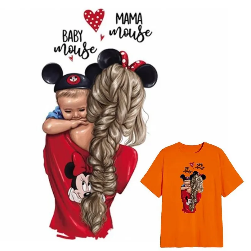 Милые милые мамы и дочки утюжок на заплатки Аксессуары Сделай Сам теплопередача