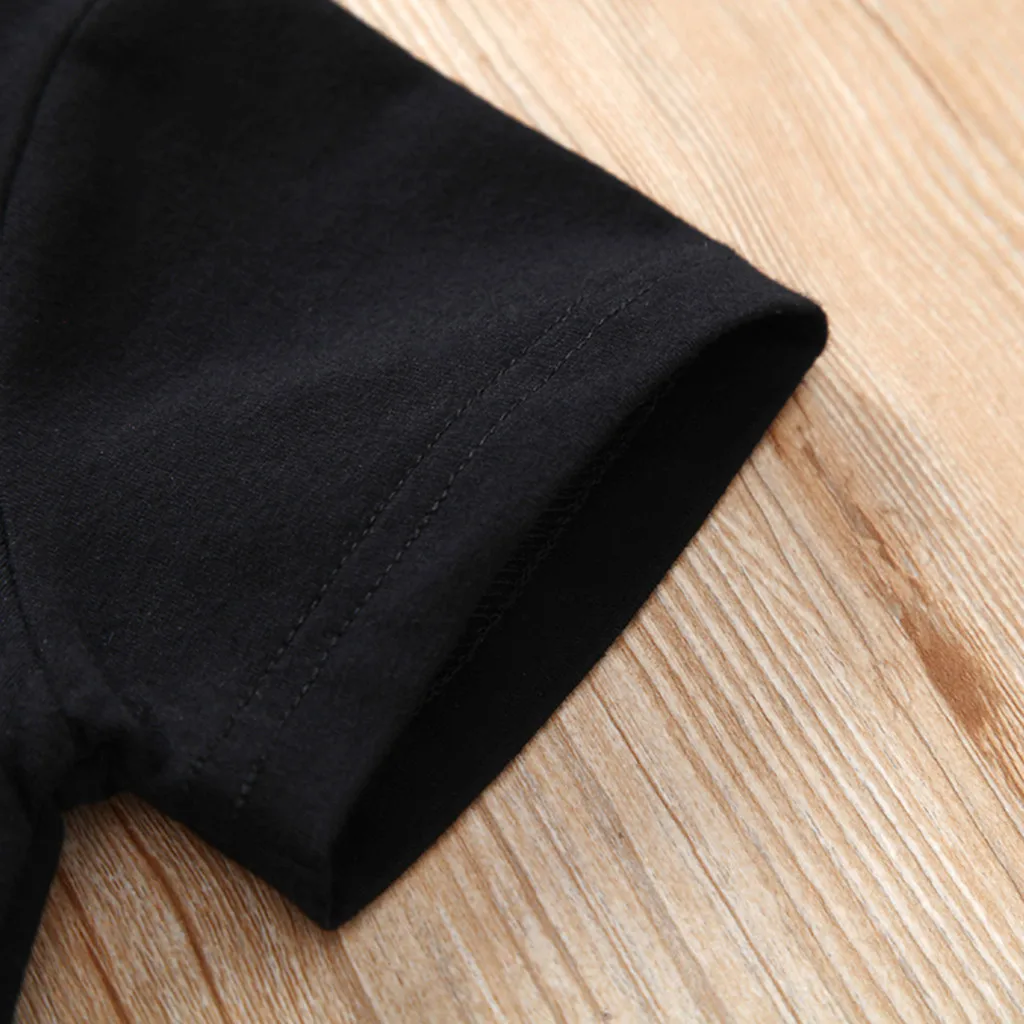 Хлопковые детские футболки для малышей детей мальчиков и девочек с буквенным