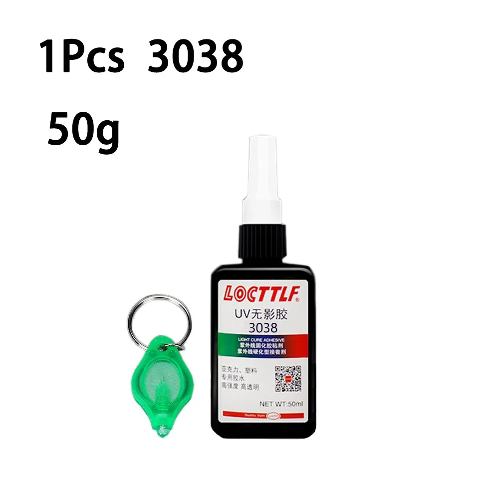 

10ML 3038 UV Glue Curing Adhesive Transparent Crystal Glass Repair Liquid Glue 10ML 3038 UV Glue Curing Adhesive Transparent