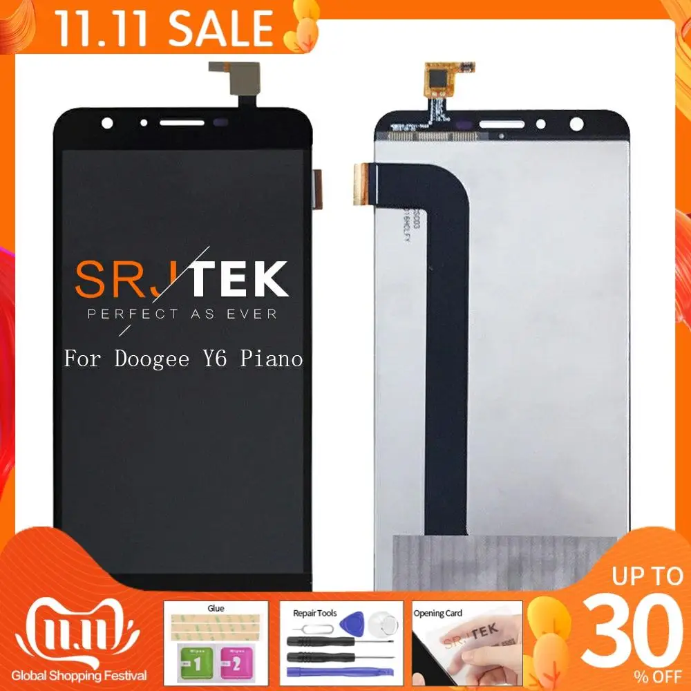 Оригинальный ЖК дисплей 5 дюйма Для Doogee Y6 фото детали для экран запасные