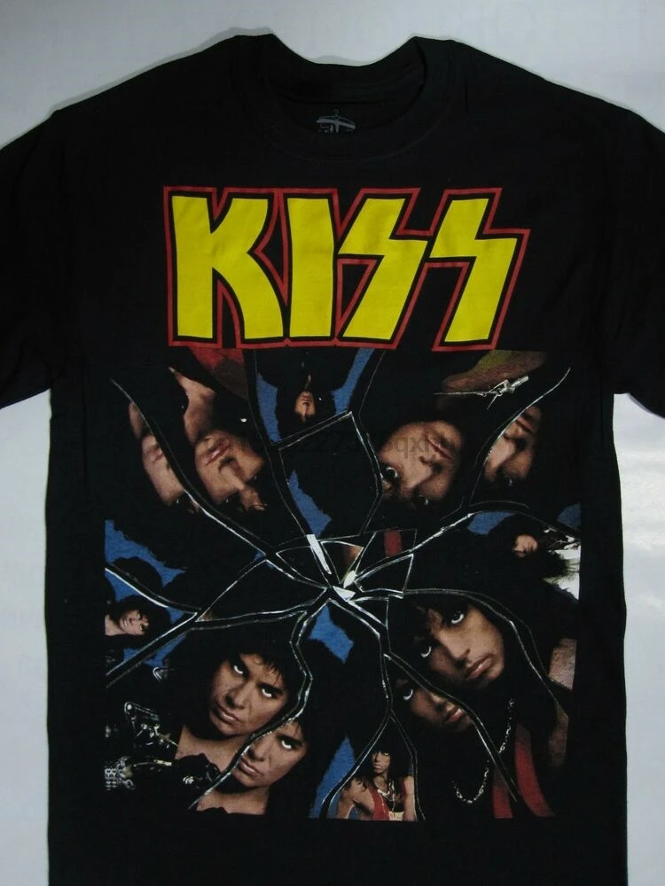 Kiss безумных ночей Тур 87 88 футболки (S XXXL)|Мужские футболки| |