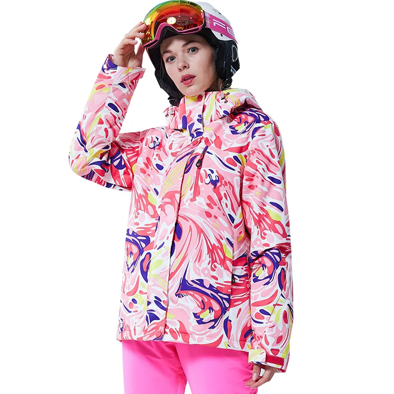 Брендовая Новая женская лыжная куртка Женская для сноуборда водонепроницаемая