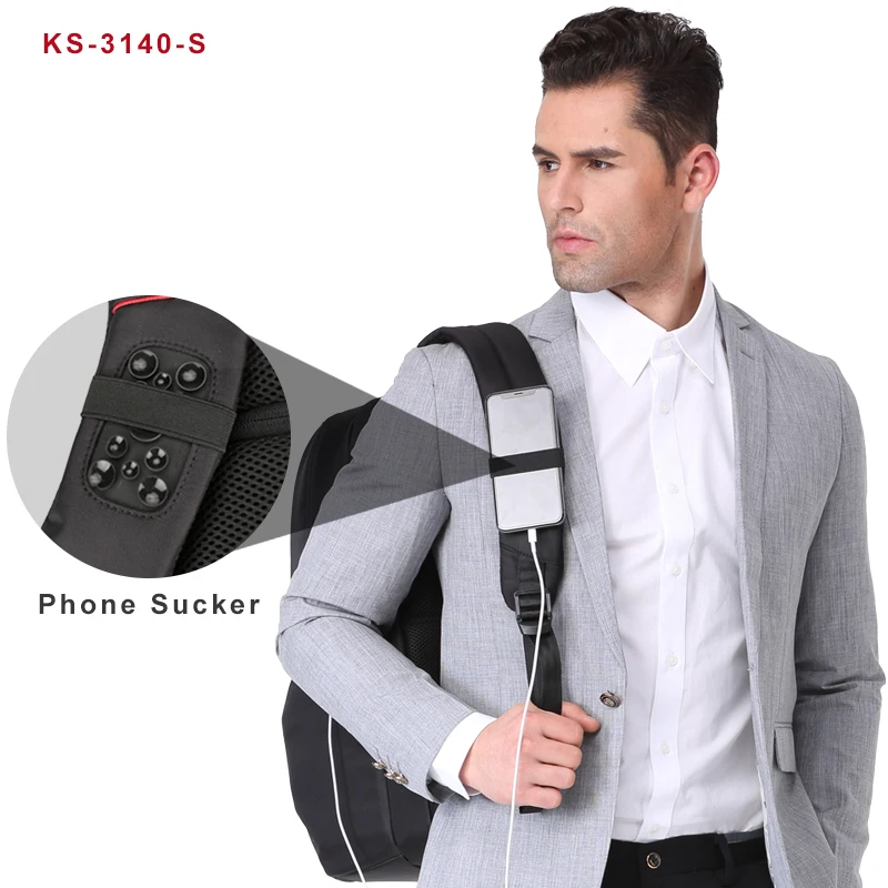 kingsons 1517 laptop backpack external usb charge computer backpacks anti theft waterproof bags for men women free global shipping