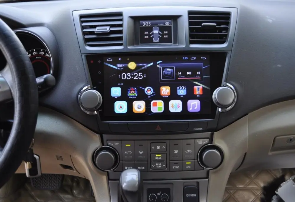 4G SIM DSP Carplay 4 Гб ОЗУ 64 ПЗУ Android 10 2 дюймов Автомобильный DVD Gps для Toyota Highlander 2009-2014 видео