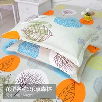 pillowcase plant cotton single pillow core cover thickened large four seasons home cashmere cotton without pillow core cotton