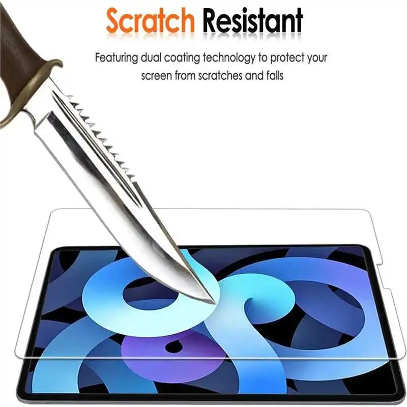 Закаленное стекло с полным покрытием для iPad Air 4 2020 3 2019 2 1 8 10 7 6 9 2018 Pro 11 Mini 5 2017