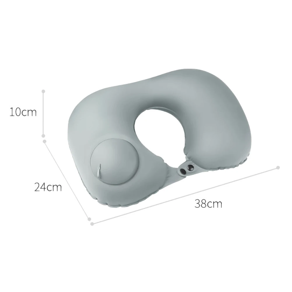 Neck Pillow Inflatable Portable Travel Support Rest Protective Cushion Headrest Soft U Memory | Дом и сад