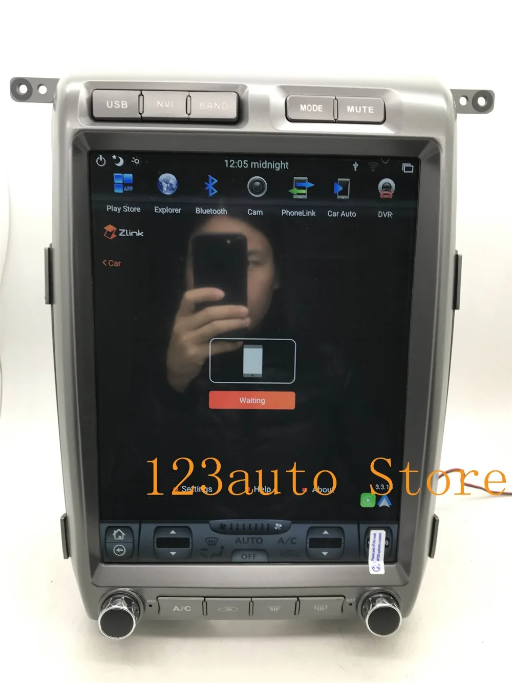 13 дюймов вертикальный экран Tesla стиль Android 8,1 автомобильный DVD gps плеер навигация carplay для Ford F150 2009-2013 радио PX6 рапса авто