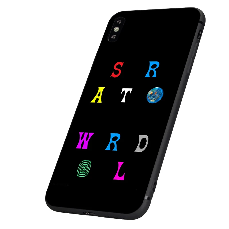 Черный чехол ТПУ для iphone 5 5s se 6 6s 7 8 plus x 10 чехол силиконовый чехол для iphone XR XS 11 pro MAX чехол Трэвиса Скотта astroworld
