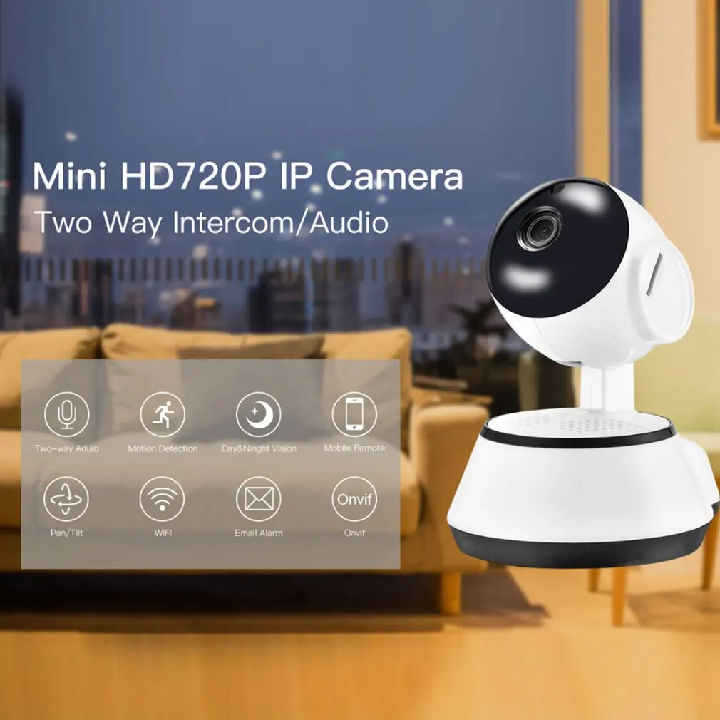 HD 720P домашняя IP камера беспроводная умная WiFi Wi Fi аудио запись наблюдения детский