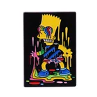 Забавные эмалевые булавки в стиле аниме, милые броши в форме Барта, Симпсона, Модные металлические булавки, аксессуары для аксессуаров, ювелирные изделия