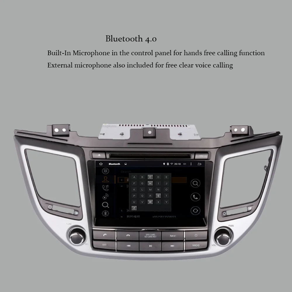 Автомобильный Восьмиядерный GPS-навигатор 8 дюймов Android 10 0 для Hyundai Tucson IX35 2015-2022