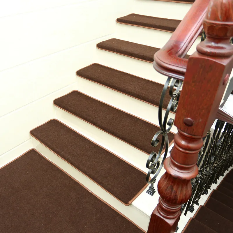 13Pcs/Set Self-adhesive Stair Pads Carpet Anti-slip Rugs Mat Sticky Bottom Repeatedly-use Safety Home Hotel | Дом и сад