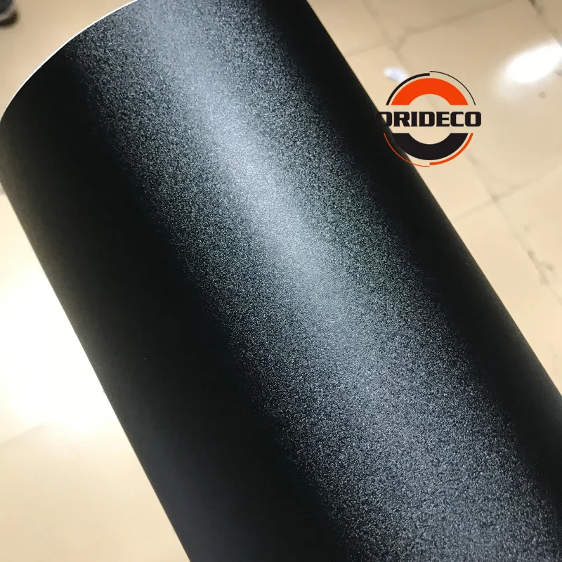 Высококачественная матовая черная Автомобильная Виниловая Наклейка 1 52*30 м/рулон