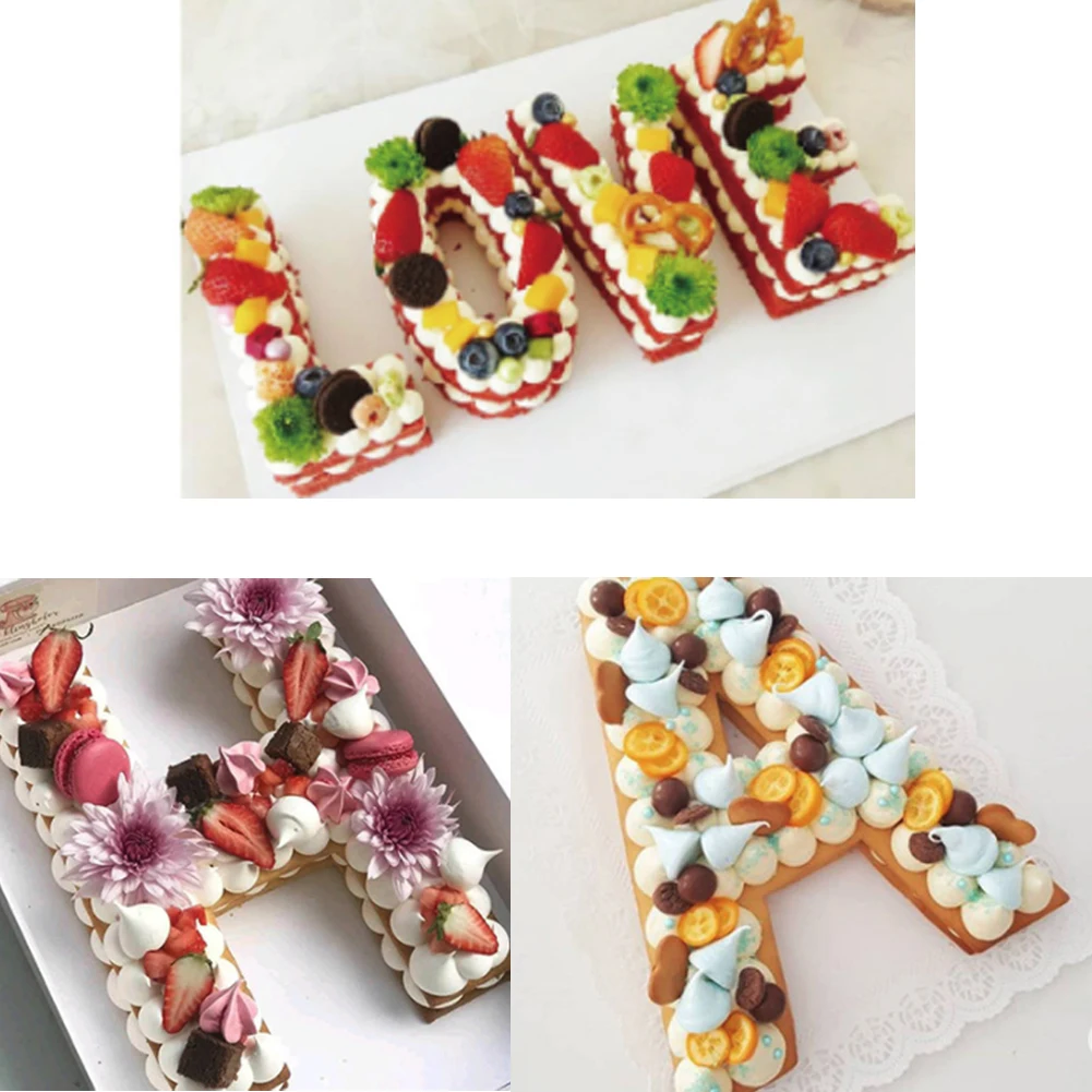 

Аксессуары для выпечки, Кондитерские инструменты для пищевых продуктов, алфавит для торта, формы для печенья, шоколада, помадки