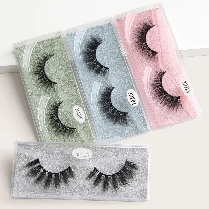 

Горячая Распродажа ресниц 12 пар объемных 3D искусственных норковых накладных ресниц ручной работы толстые пушистые ресницы косметический и...