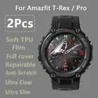 2 шт., тонкая Гидрогелевая Защитная пленка для смарт-часов Amazfit T-Rex Pro