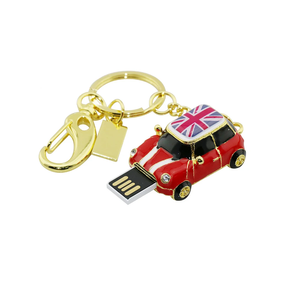 Флеш накопитель Mini Cooper автомобильный стиль USB флэш 128 Гб 8 оперативной памяти 16