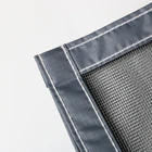 Москитные сетки для летних окон, для использования в помещении, с защитой от летания, могут быть изготовлены на заказ, серая сетка, черная застежка-липучка, съемная невидимая москитная сетка