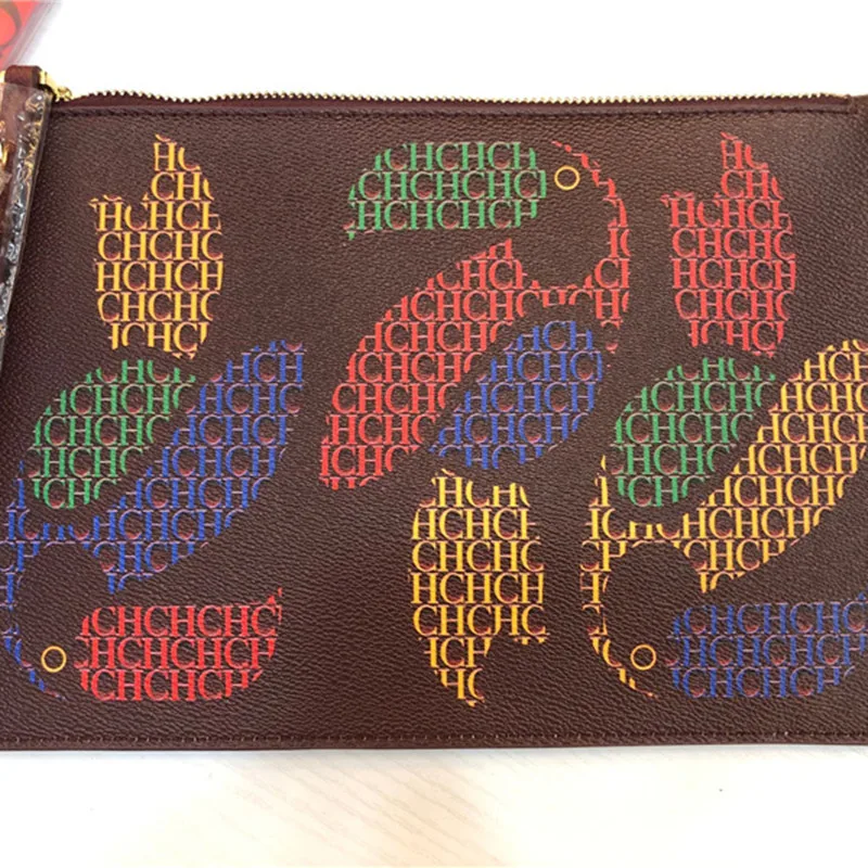 

Cow Leather Retro Handbags for Women Top Quality Letter Print Flap Clutch Zipper Purse Daily Use Lipstick Satchels Designer Bags