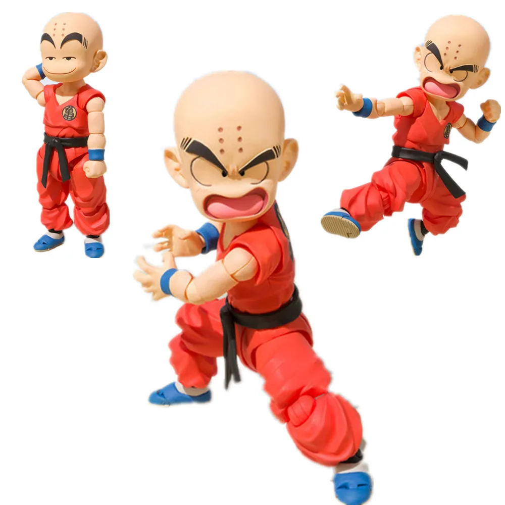 Dragon Ball Z Kuririn ПВХ фигурка героя подвижные игрушки аниме Krillin Коллекционная модель