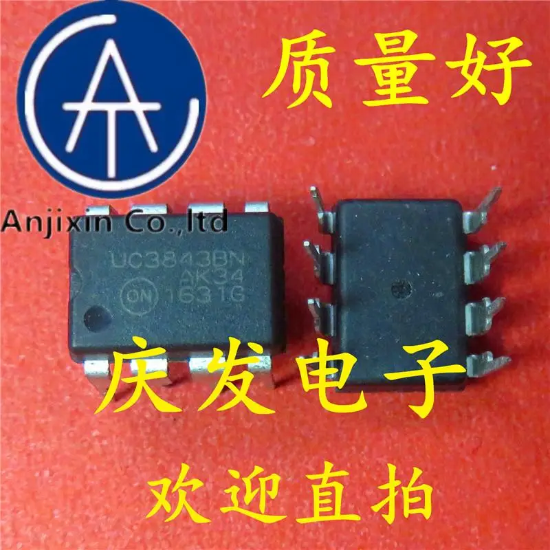 

10 шт. 100% оригинальная новая фотосессия UC3843BN UC3843 UC3843AN DIP8