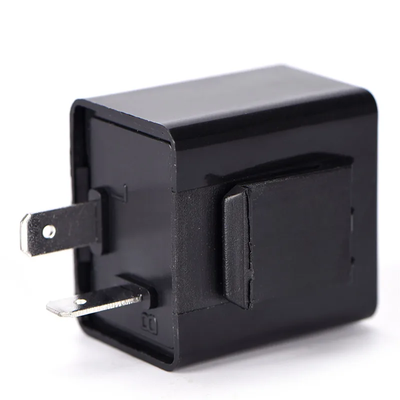 2 Pin 12V Car Motorcycle LED Flasher Relay Universal Electronic Adjustable Freauency Turn Signal Light Blinker | Автомобили и