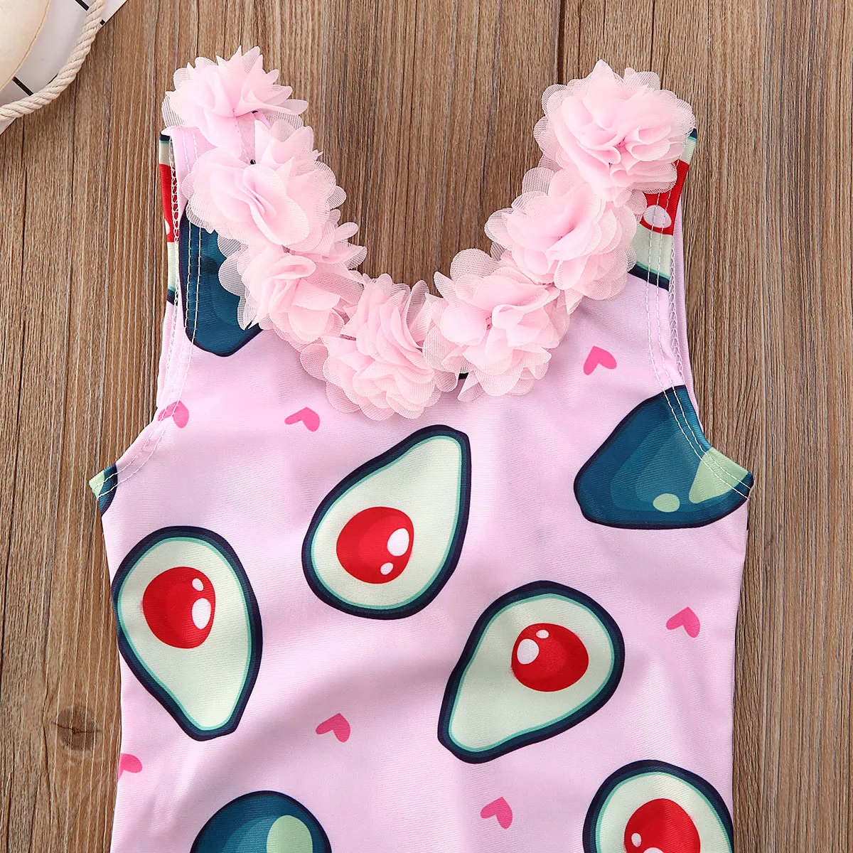 Pudcoco/Боди для маленьких девочек с авокадо бикини Цветочный купальник одежда