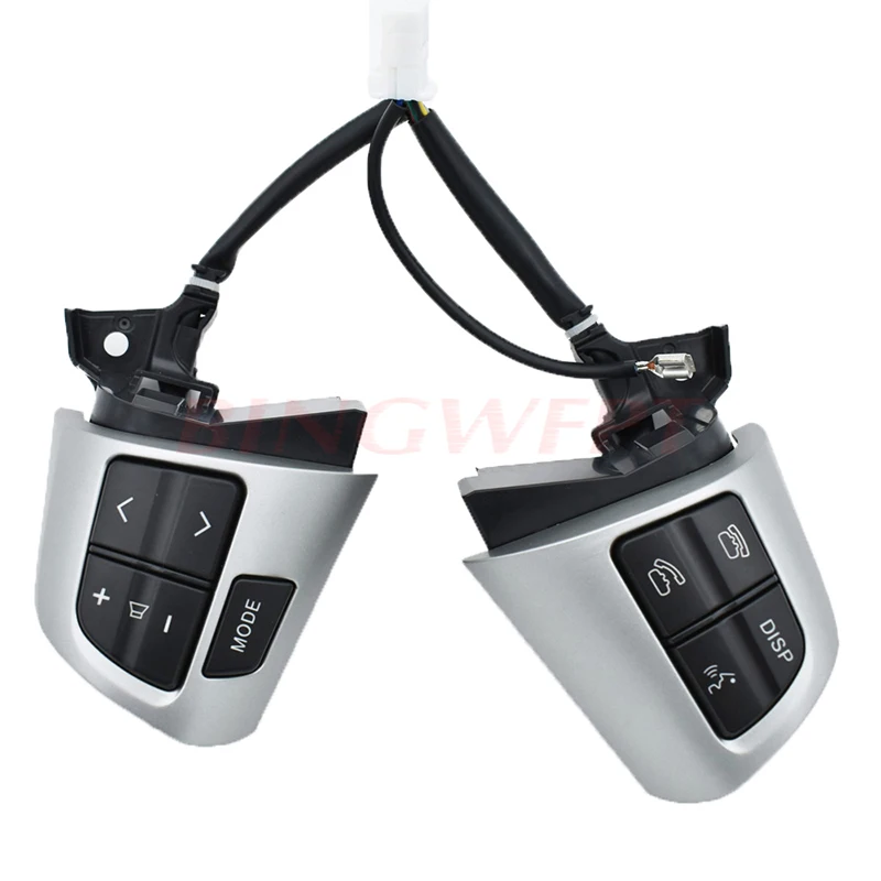 Silver black Для Toyota RAV4 2012/для Toyota Corolla(2011-2013) Регулятор громкости рулевого колеса с переключателями DISP - Цвет: Silver black
