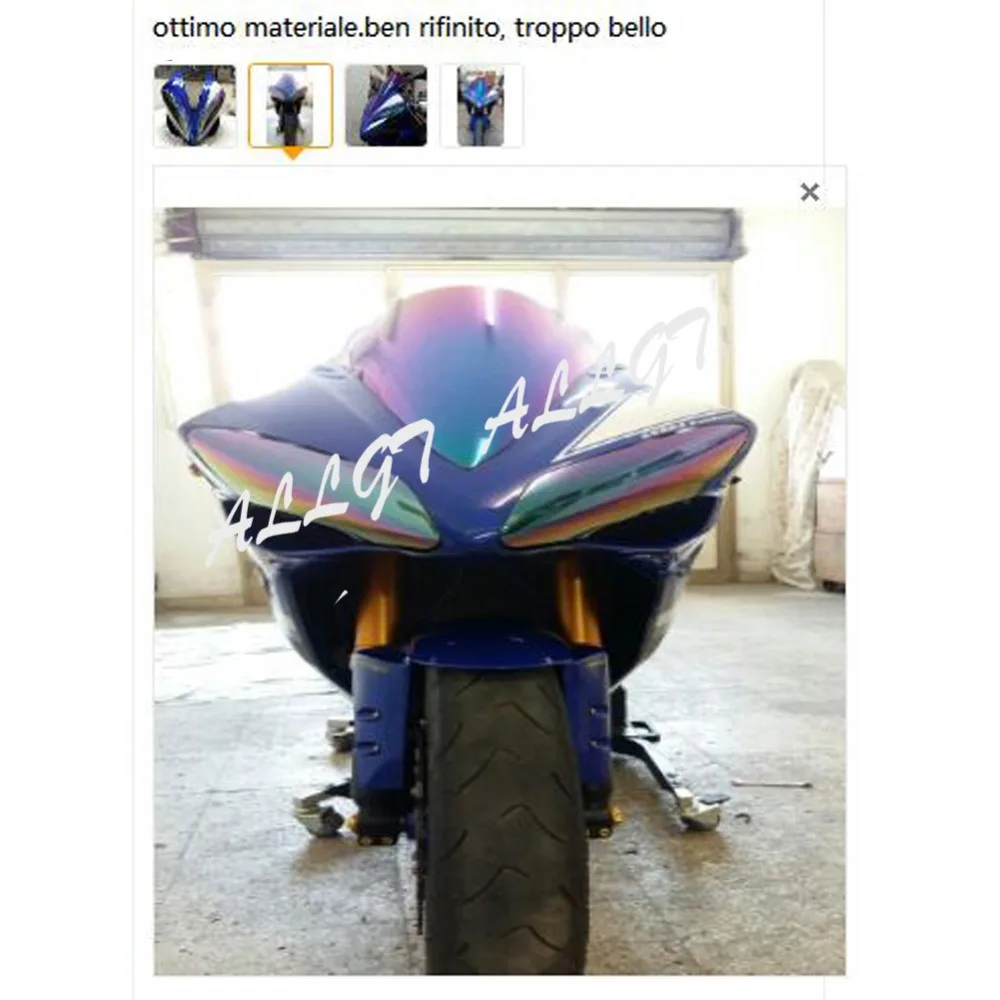 

ALLGT Motorcycle Front Windshield Windscreen for Suzuki GSXR600/750 1996 1997 1998 1999