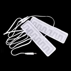 2 шт.лот, 5 В, USB носки с подогревом, стельки, Наплечные руки, руки, колено, талия, волоконные накладки, электрические перчатки с подогревом, углеродное волокно, грелки