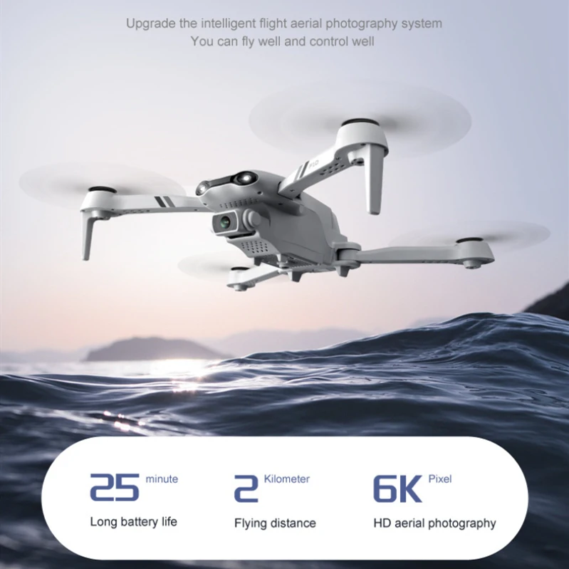 

2021 NEW F10 Drone GPS 6K 5G WiFi Live Video FPV Quadrotor Flight 25 Minutes Rc Distance 1000m Drone HD Wide-Angle Dual Camera