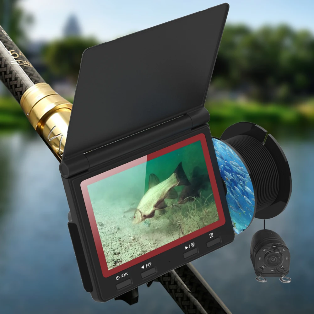 

4.3inch Monitor 1000TVL Fish Finder Underwater Fishing Camera 180 Degrees Fish Finder Camera