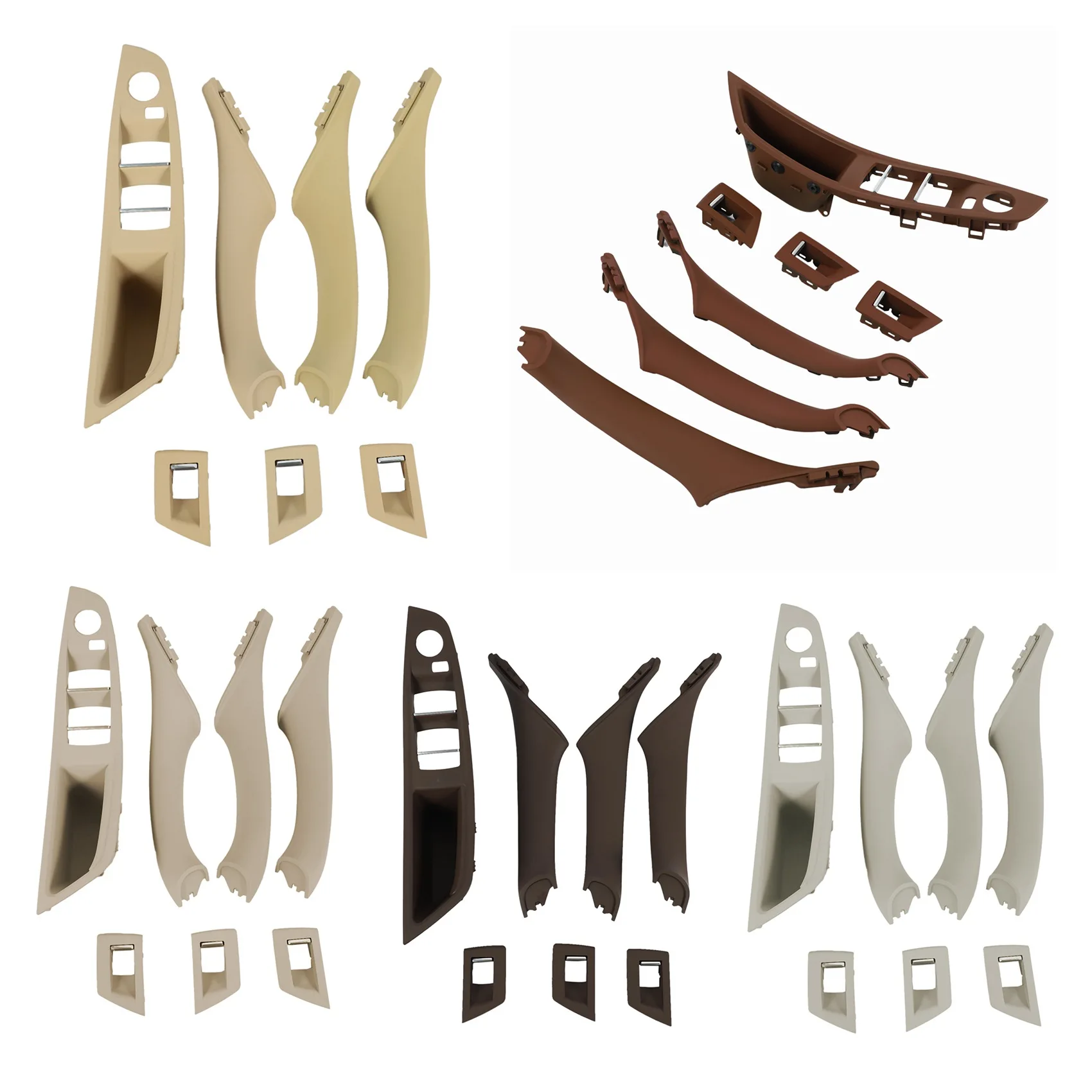 

Автомобильное сиденье, 7 шт., передний правый подлокотник, ручка для внутренней двери, 1 отверстие, для-BMW F10 10-17 LHD авто интерьер