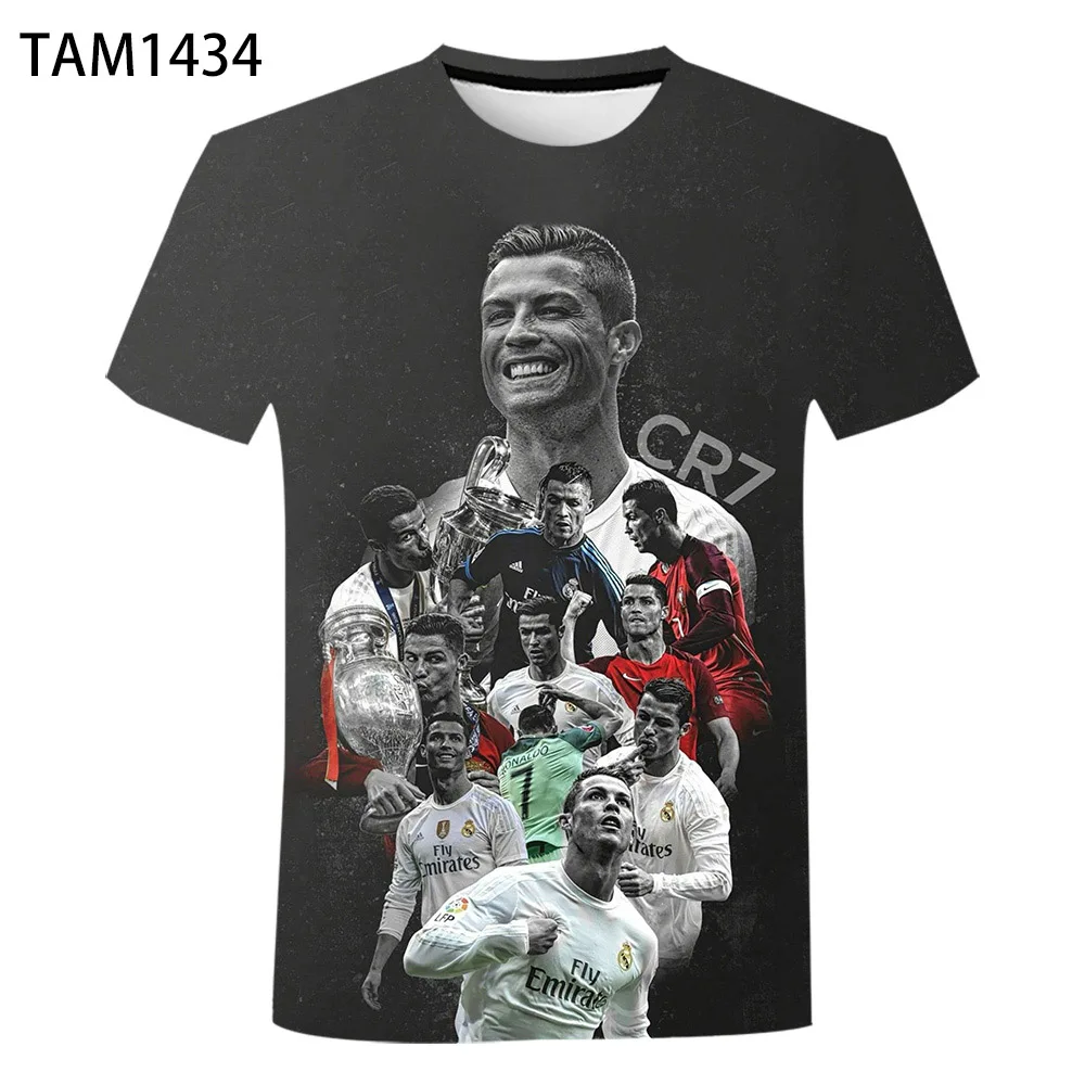Футболка с изображением Криштиану Роналду дос Сантоса авиаро 5 2021 Мужская и