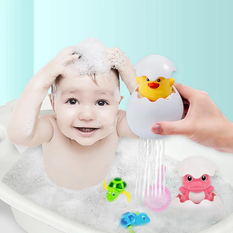 

Детская игрушка для купания, игрушка для купания, динозавр/утка/пингвин, яйцо, распылитель воды, подарки