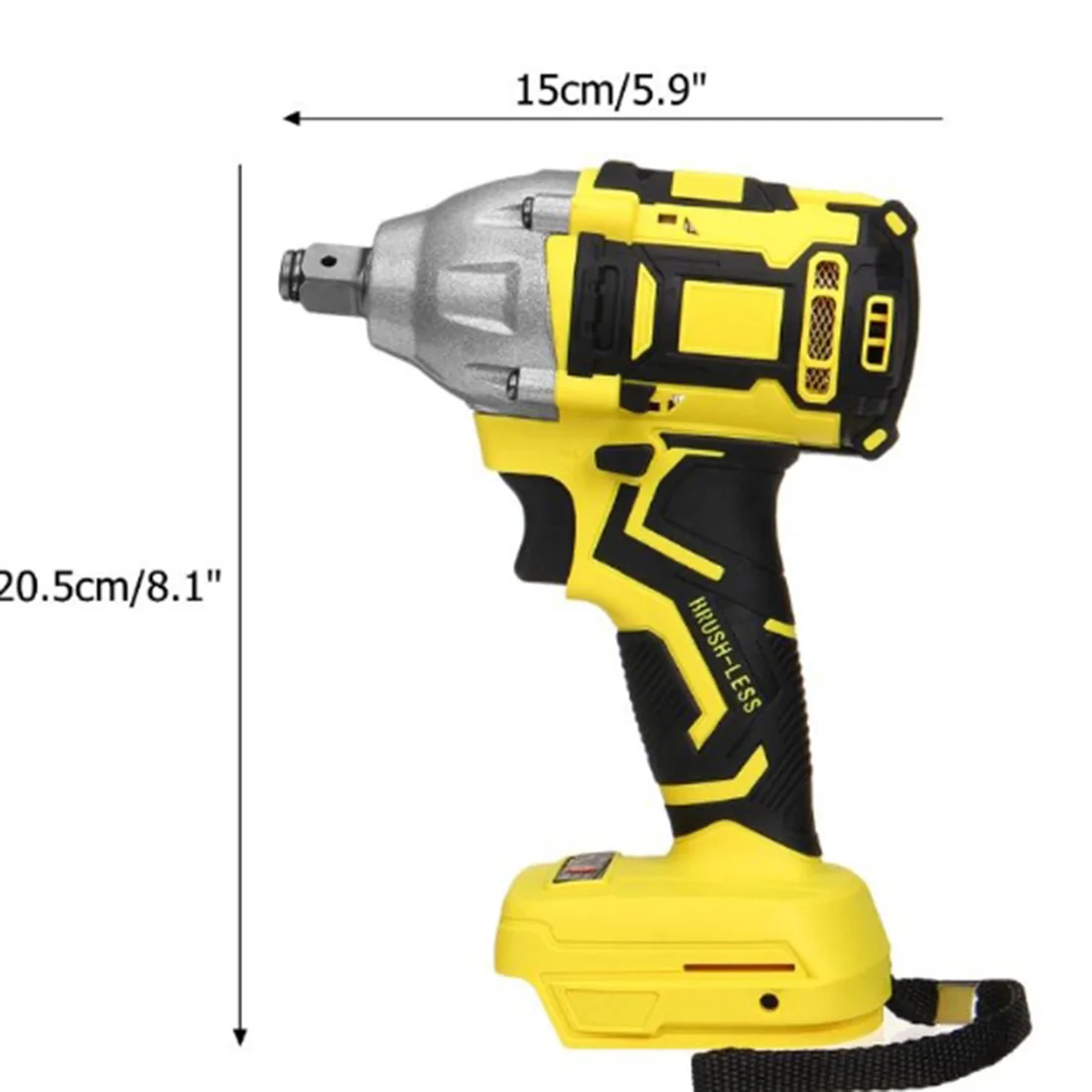 Инструмент ударный гаечный ключ частей 320NM набор 1/2 в перезаряжаемый