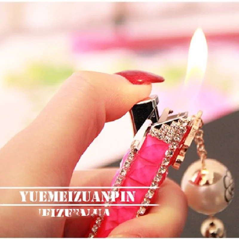 Новинка 2021 компактная и прочная Бутановая газовая надувная Зажигалка со