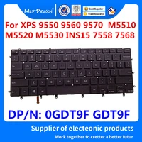 mad dragon brand laptop new keyboard with backlight for dell xps 9550 9560 9570 m5510 m5520 m5530 ins15 7558 7568 0gdt9f gdt9f