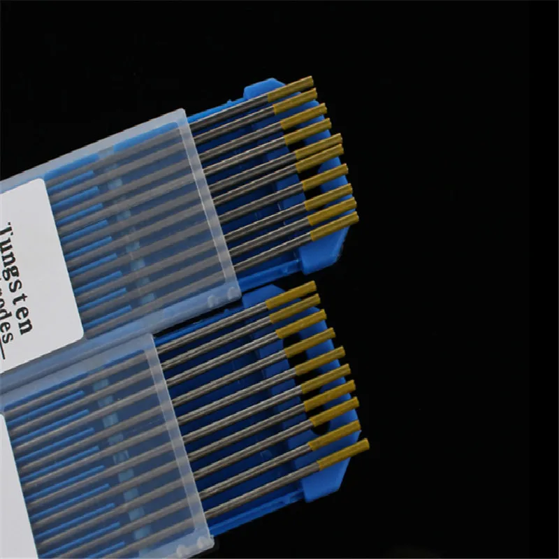 Вольфрамовая электродная головка WL15 10 шт. золотого цвета 1 0/1 6/2 0/2 4/3 0/3 2/4 0 мм * 150