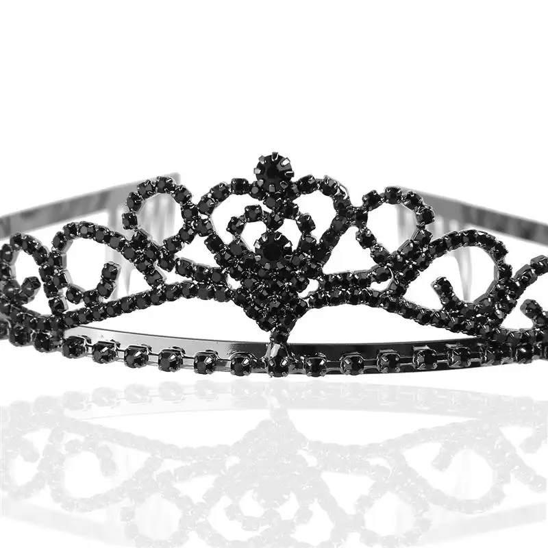 Свадебные тиары с кристаллами и искусственными цветами для девочек подружек