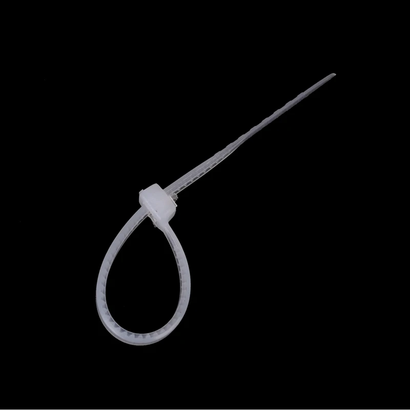 

1000 Pcs White Plastic Cable Zip Tie Fasten Wrap 60mm x 2mm