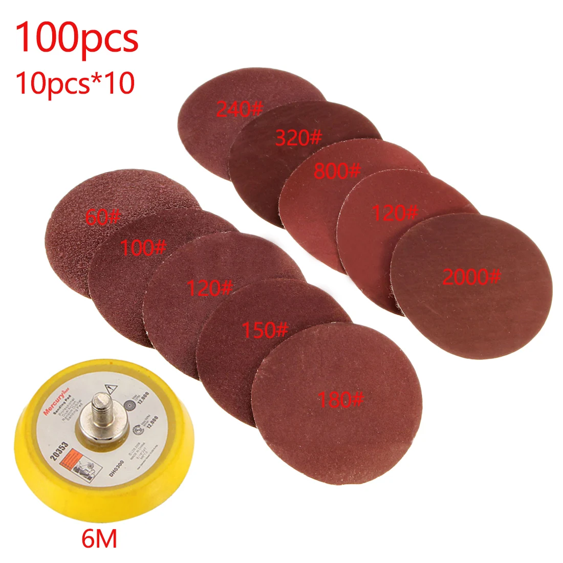 100 шт./компл. прочный шлифовальный диск 50 мм 60-2000 Грит Бумага+ 1 шт. на застежке-липучке пластина подходит Dremel 4000 электрический шлифовальный инструмент абразивный инструмент