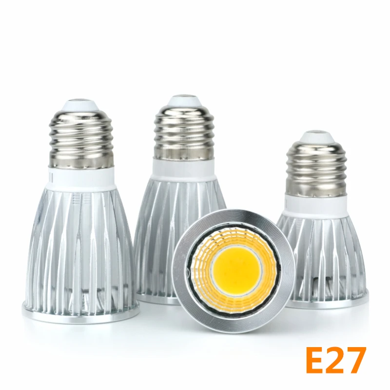 COB Светодиодный прожектор 3 Вт 5 7 10 светодиодные лампы E27 E14 GU10 GU5.3 220 В MR16 Cob