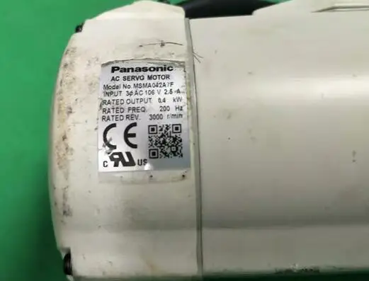 

MSMA042A7F, Серводвигатель; Использованный, 85% новый внешний вид; 3 месяца гарантии, бесплатная доставка